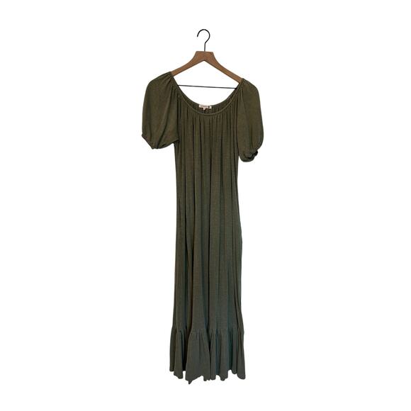 Sundry Green Midi Dress Anthropologie - Picture 1 of 4